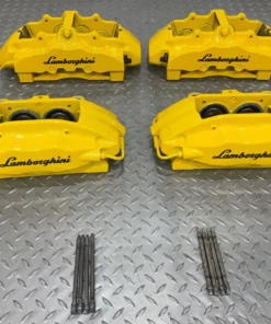 Lamborghini Gallardo Powder Coated Yellow Brembo Brake Caliper Set